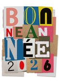 Design cr&eacute;atif pour une bonne ann&eacute;e 2026 
